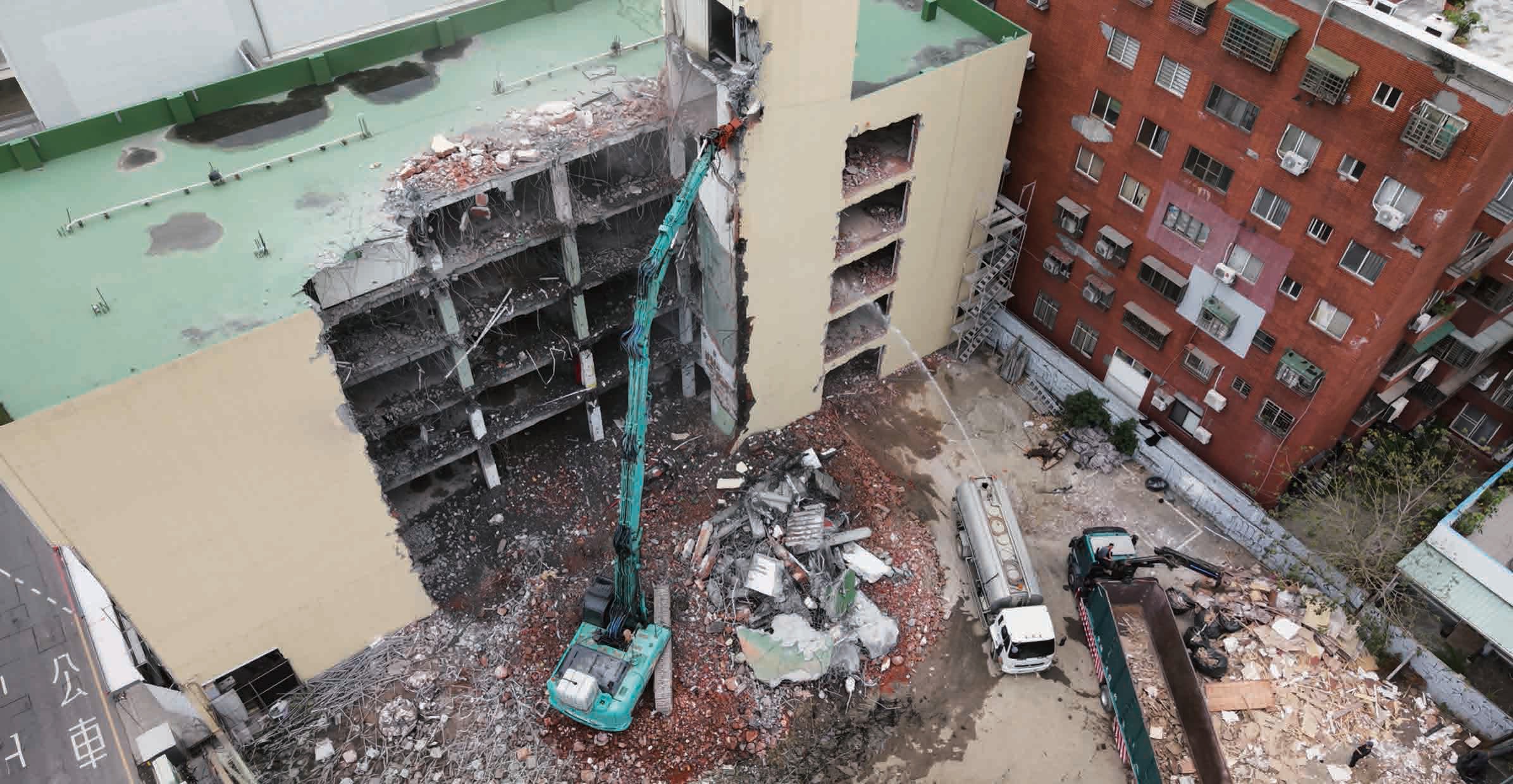 亞昕織御危老重建拆除工程｜工程影像 3